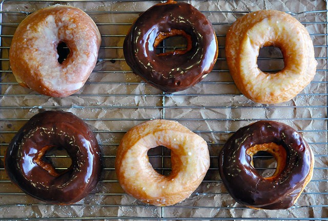 1532936167 homemade doughnut recipe chocolate vanilla glazed