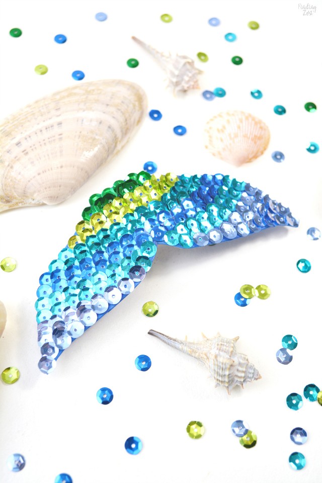 1534919084 mermaid fin hair clip craft