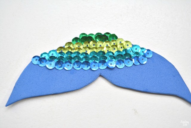 1534919603 mermaid fin hair clip sequin craft