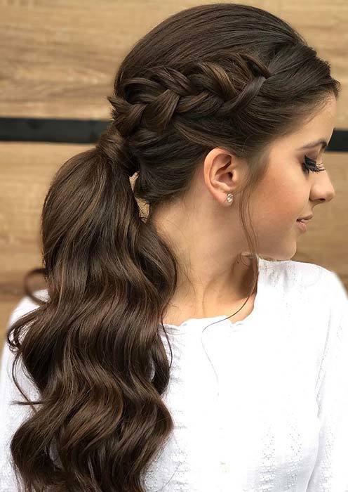 1538727515 pretty ponytail and side braid