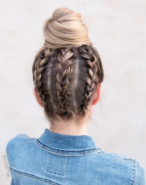 1538727636 upside down braided bunstyle