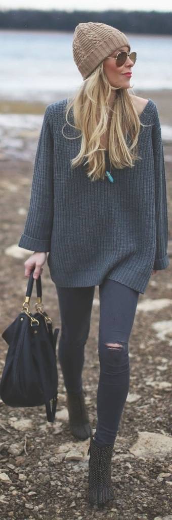 1452220774 street style dark gray knit 340x1024
