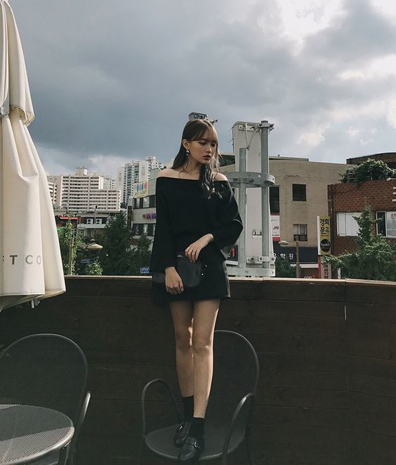 ชุด ฮาโลวีน, แฟชั่นสีดำ, แต่งตัวโทนสีดำ หญิง, all black, ฮาโลวีน แต่งตัว, Halloween, ผี, วันปล่อยผี