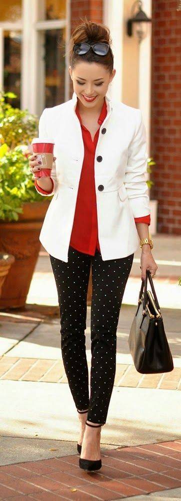 1452488653 white blazer and dotted pants