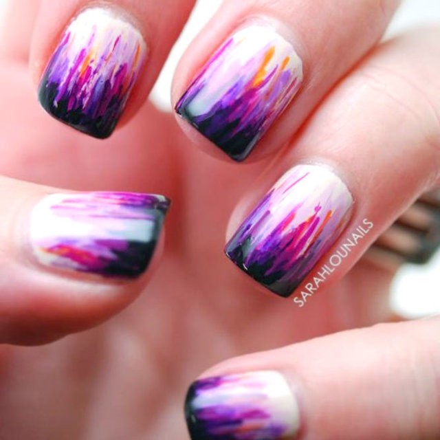 1542170615 waterfall nails nude colorful french