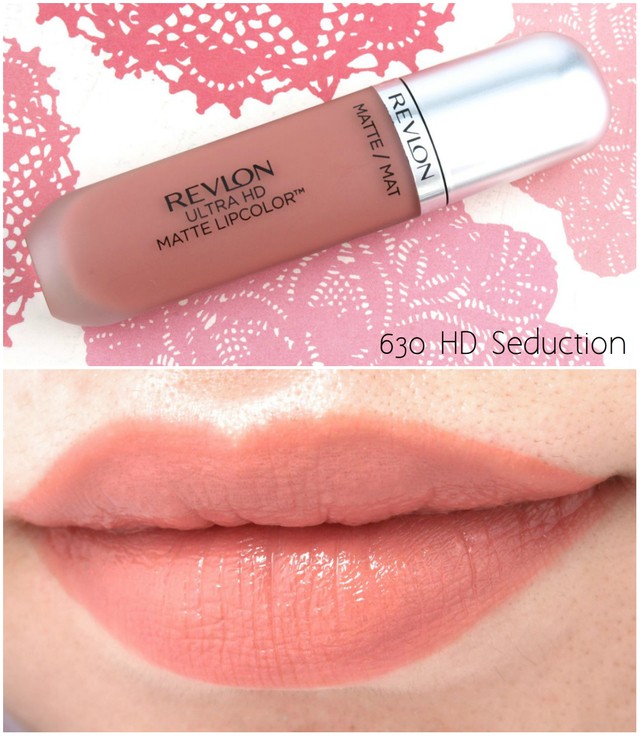 1545554517 revlon ultra hd matte lipcolor review swatches 630 seduction