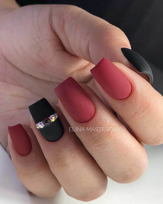 1553231724 black and red matte nail design