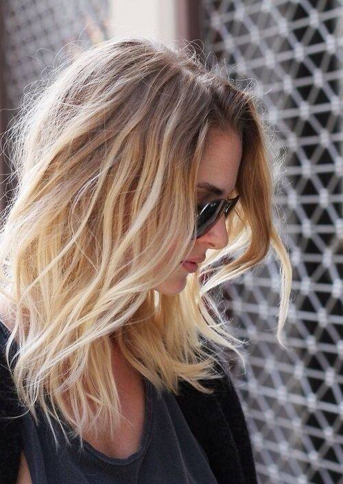 1454924620 pretty ombre hairstyle for fine hair messy medium length haircuts 2015