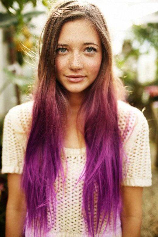 1454926275 purple ombre hair color idea