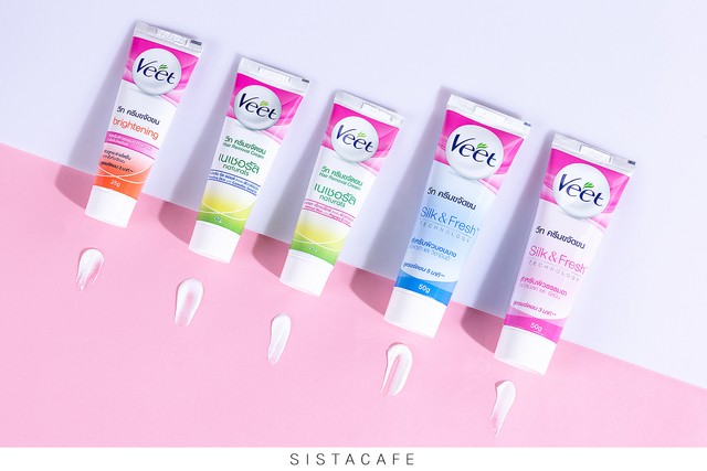 ครีมกําจัดขน veet ทั้ง 5 สูตร