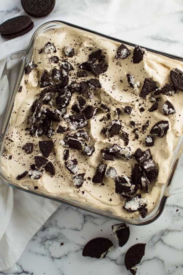 1561962456 mocha oreo no bake dessert in pan 681x1024