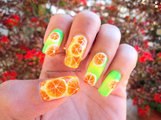 1455600851 orange temptation fruit nail art bmodish