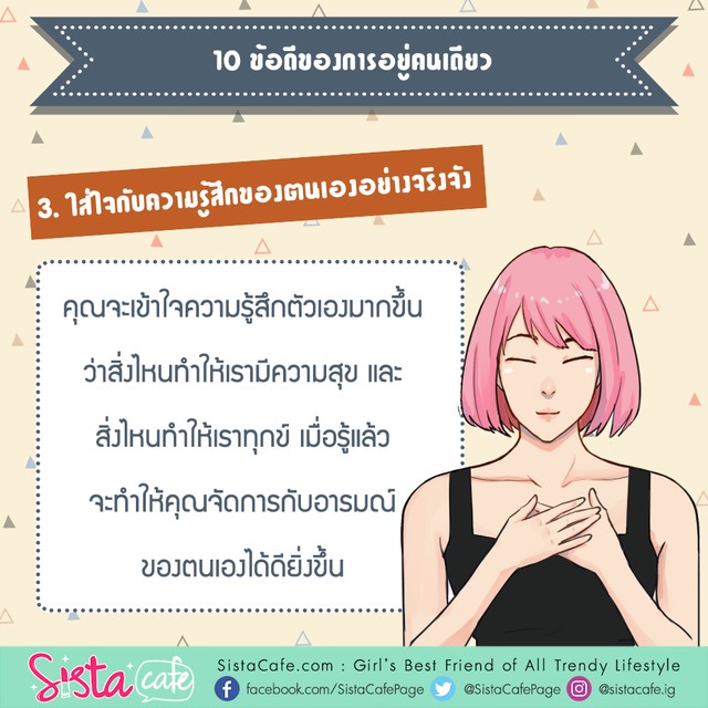 Album] 10 ข้อดีของการอยู่คนเดียว Part 1