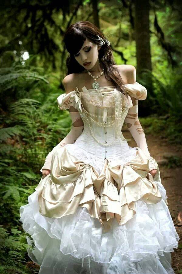 1455638599 off shoulder steampunk wedding dress