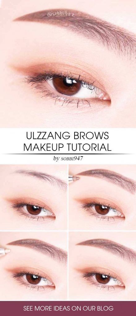 1562858435 ulzzang trend brows diy makeup tutorial 440x1024