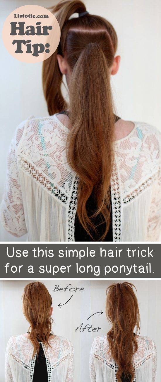1455691299 20 of the best hair tips youll ever read ponytail