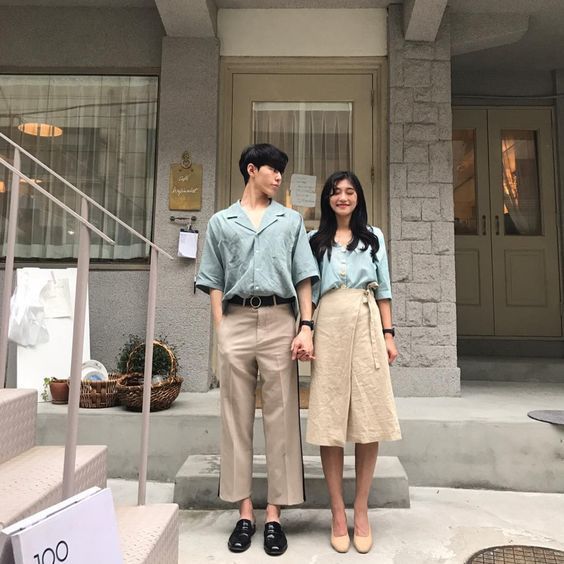 ไอเดียชุดคู่ ชุดคู่รัก คู่รัก