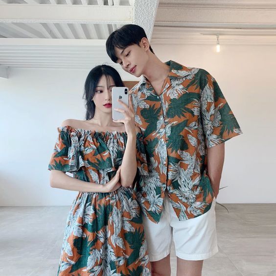 ไอเดียชุดคู่ ชุดคู่รัก คู่รัก