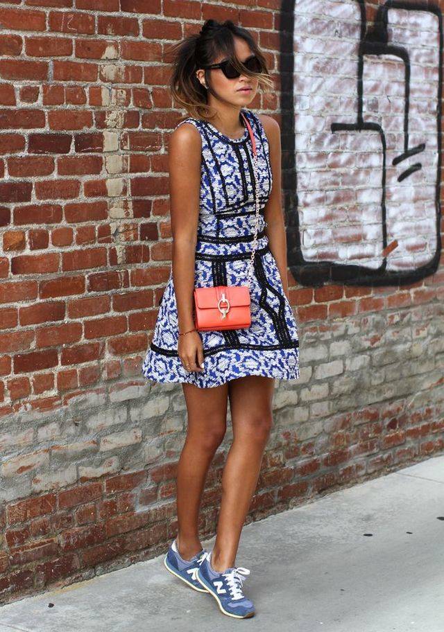 1456593295 dress with sneakers