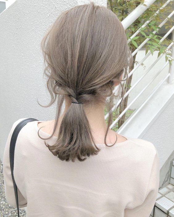 สี ผม น้ํา ตาล หม่น