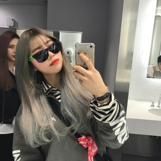 สีผม สีผมเทา ทรงผม Ash Grey ไอเดียสีผม ผมสีเทา โรเซ่ Blackpink