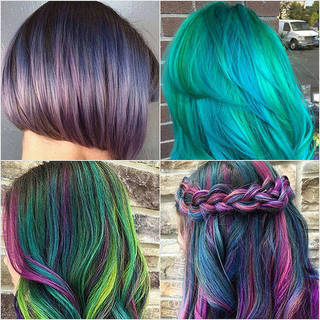 แฟชั่นสีผม Galaxy Hair Colors สีผมสุดจี๊ด โดดเด่นกว่าใคร