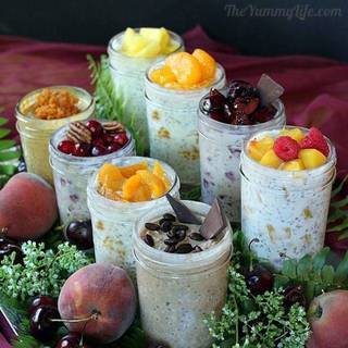 เมนูอาหารคลีน | 6 สูตร Overnight Oatmeal อาหารเช้า แบบง่ายๆ