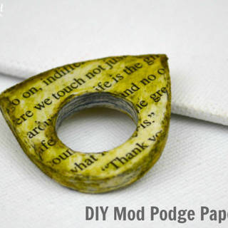 DIY : แหวนจาก 'กระดาษ' ด้วยตัวเอง แบบง่ายๆ