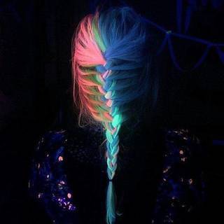 1453799715 1452753408 glow in dark blacklight hair high voltage classic manic panic 11  605