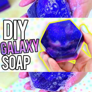☆ DIY สบู่ - GALAXY - SOAP ☆ วิ๊งวับ ทำเองง่ายๆ