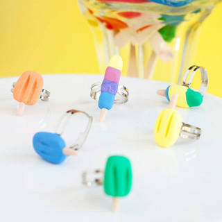 DIY Popsicle Rings แหวนไอติมมุ้งมิ้งต้อนรับซัมเมอร์
