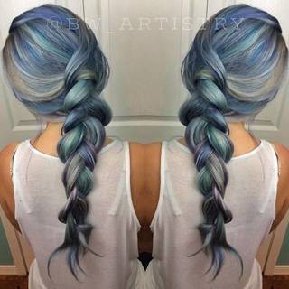 เทรนด์สีผม สียีนส์สุดแซ่บ "Denim Hair"