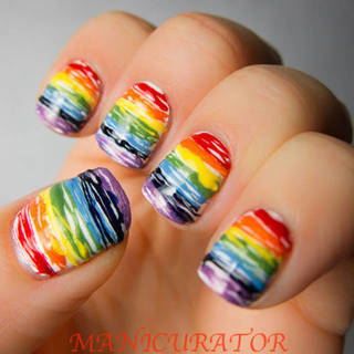 30 แฟชั่นเพ้นท์เล็บ Sugar Spun Nails