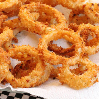 Crispy Onion Rings หัวหอมทอดกรุบกรอบ อร่อยลืมอ้วน