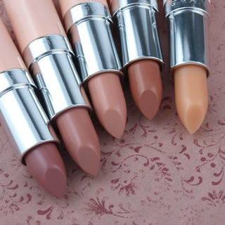 ลิปสติก5สีโทนนู้ดน้ำตาลKateMossNudeCollection