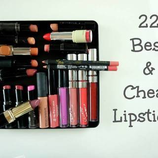 22 Lipsticks ถูกและดี กับสีที่ทาแล้วปัง (ครบทั้งโทนนู้ด, ส้ม, ชมพู, แดง, ม่วง)