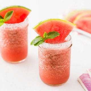 Frozen Watermelon Mint Margaritas อร่อยชื่นใจ ใช่เลย!!!