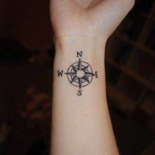 1470105959 1454479669 compass tattoo design