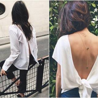 อัพเดทแฟชั่น "เสื้อเปิดหลัง" สวยเซ็กซี่ ดูดีจนหนุ่มๆ ต้องเหลียวหลัง