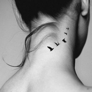 แฟชั่นรอยสัก "นกบิน Flying Birds Tattoo" รอยสักสุดฮิตของสาวที่รัก 'ชีวิตอิสระ' !!