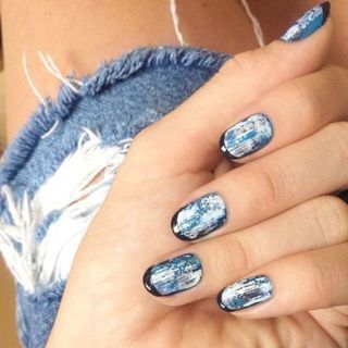 ไอเดียเพ้นท์เล็บแบบ 'Jeans nail art' ขอบอกสาวรักยีนส์ พลาดไม่ได้ !!