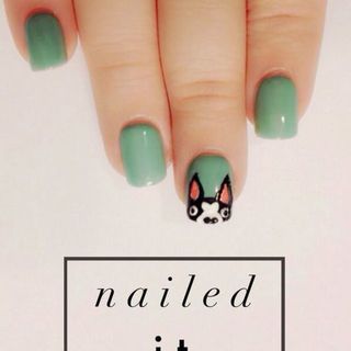 ใครเห็นก็หลงเลิฟ ลายเล็บสุดน่ารัก ขี้เล่น สไตล์ French Bulldog <3