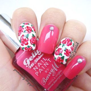 ไอเดียเพ้นท์เล็บลายดอกไม้สุดน่ารัก 'Bright and Cheery Floral Nails'