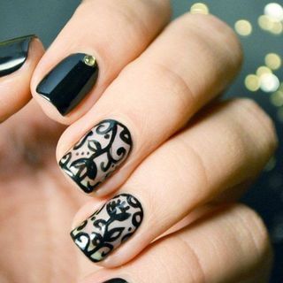 เล็บสวยโดดเด่นด้วย ไอเดียเพ้นท์เล็บสไตล์ 'BLACK'
