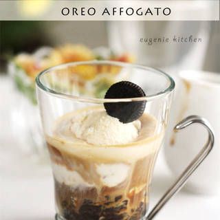 สูตร 'โอริโอ้กาแฟผสมไอติม(Oreo Affogato)' จากแมคโดนัลด์เกาหลี!