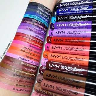 อยากได้หนักมาก!! กับ NYXLiquidSuede 24 สีสวยชัดแน่น