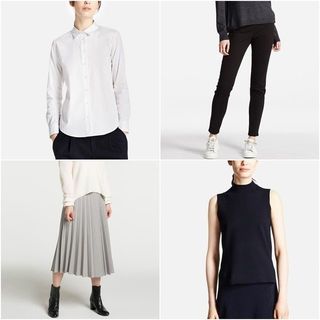 รวมไอเทม เสื้อผ้าสี "ดำ เทา ขาว" จากแบรนด์ Uniqlo