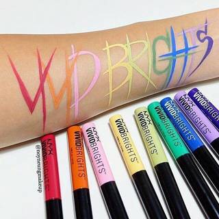 แต่งตาให้มีสีสัน อายไลเนอร์ NYX Vivid Brights 9 เฉดสี