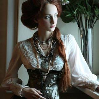 1477659599 1455635944 victorian steampunk wedding hairstyles