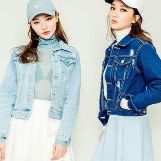 แฟชั่นDenimJacketหนาวแค่ไหนก็เท่ได้